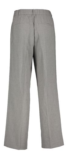 Grijze wijde broek met bandplooi Welma Minus