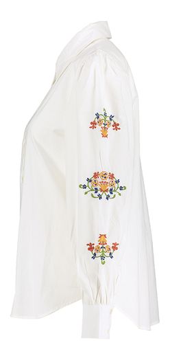 Witte bloes met bloemenprint Cadence Desires 