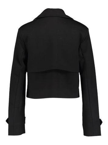 Zwart cropped vestje Riani