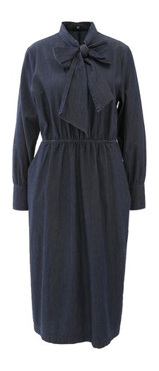 Blauw jeanskleed Riani 