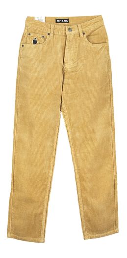 Beige ribfluwelen loose fit broek Nessie Nnsn