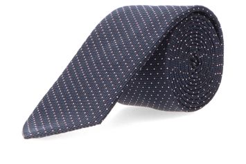 Donkerblauwe das met stippen Hugo Boss
