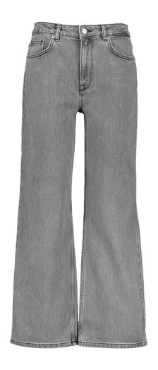 Donkergrijze straight jeansbroek Selected