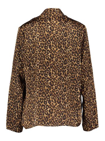 Blouse in dierenprint met V-hals en lange mouwen Joseph Ribkoff