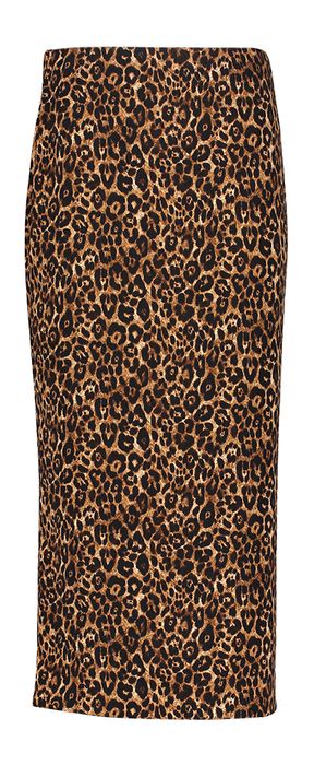 Lange rok in dierenprint met split Joseph Ribkoff