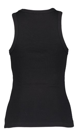 Zwarte tanktop met ribstructuur Forest JJXX