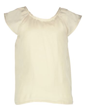 Beige glanzende top Elza Blue Bay