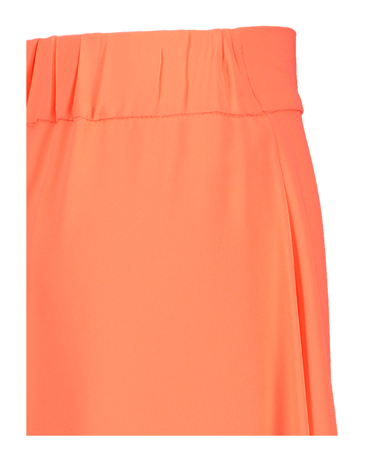 Fluo oranje wijdvallende broek Klaartje Blue Bay