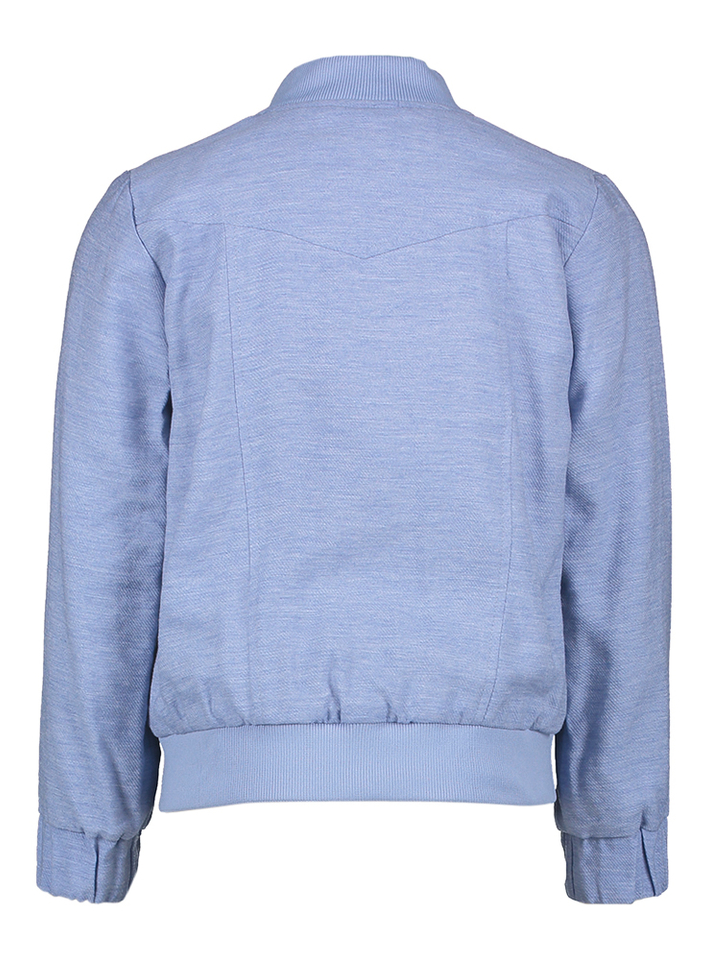 Blauwe vest met rits Voss Blue Bay