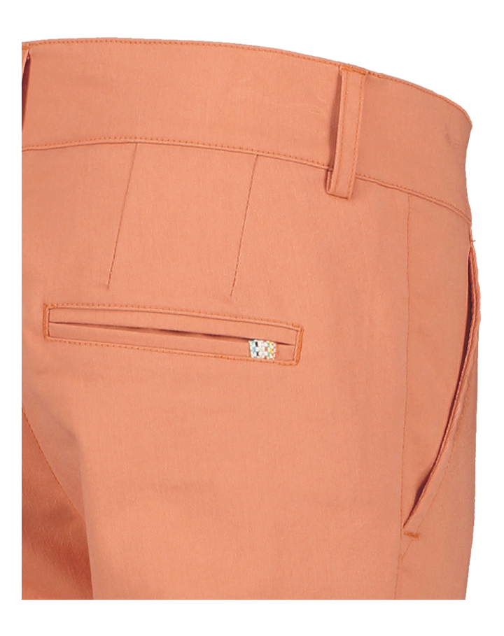 Roestkleurige chino broek Pepijn Blue Bay