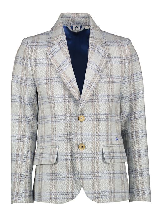 Geruiten grijze blazer Blake D-Luxe