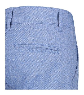 Blauwe katoenen broek  Priem D-Lux