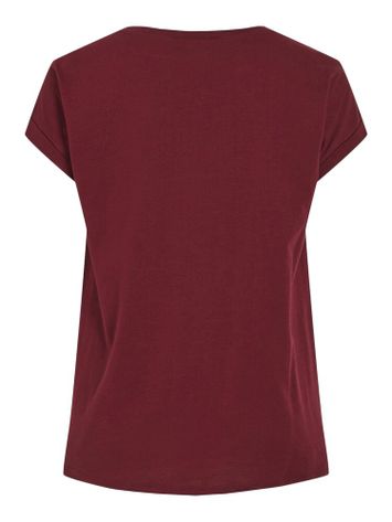 Bordeaux t-shirt Vidreamers Vila 