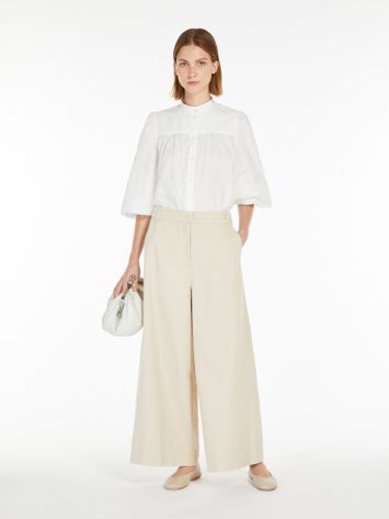 Beige wide leg jeans Disco Max Mara 