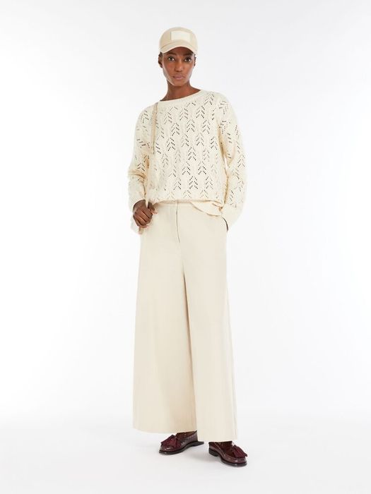 Beige gehaakte trui Teramo Max Mara