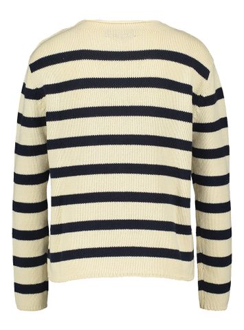 Beige trui met blauwe strepen Vibo Max Mara 