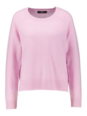 Roze pull in cashmere met ronde hals Tago Max Mara Weekend