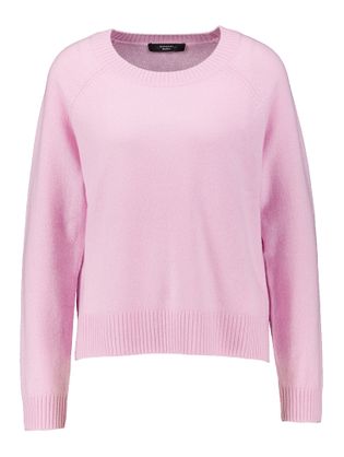 Max Mara Weekend Roze pull in cashmere met ronde hals Tago