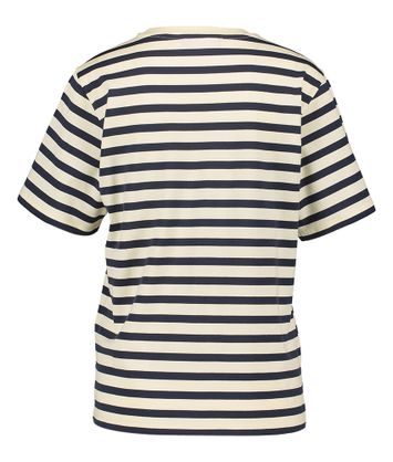 Beige t-shirt met blauwe strepen Satrapo Max Mara