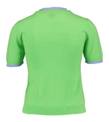 Groene wollen trui met ronde boord Orlando Marella