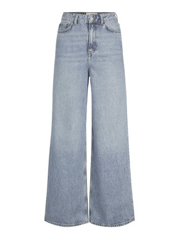 Blauwe jeans loose fit hoge taille JJXX