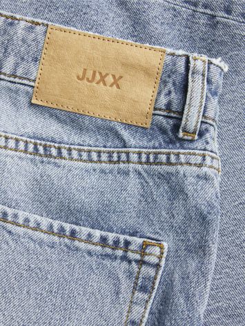 Blauwe jeans loose fit hoge taille JJXX