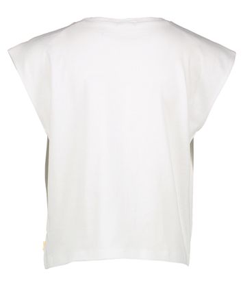 Witte katoenen t-shirt met print Billieblush 