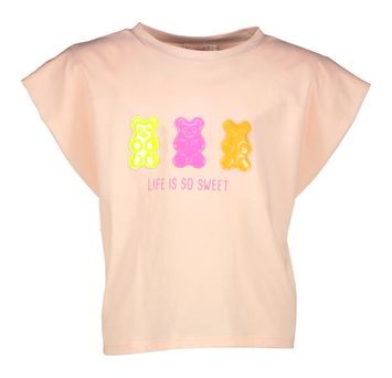 Licht roze t-shirt met beren Billieblush
