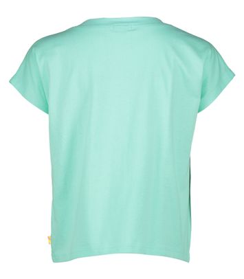 Tourqoise t-shirt met pailetten print Billieblush