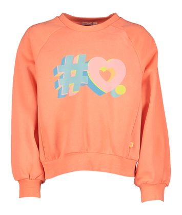 Oranje fluo sweater Billieblush 