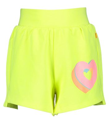Fluo gele short met bloem Billieblush