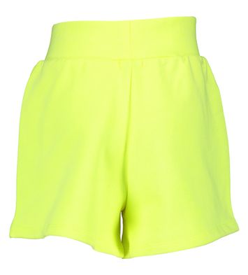 Fluo gele short met bloem Billieblush