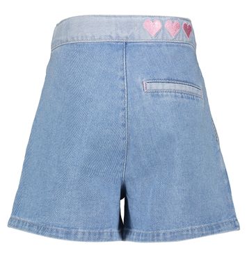 Lichtblauwe wijde short met kleur detail Billieblush