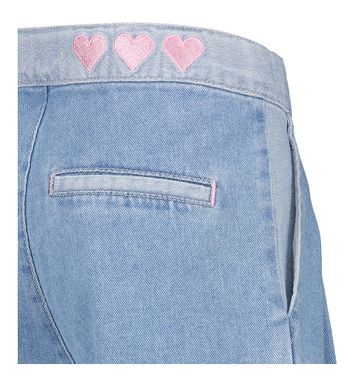 Lichtblauwe wijde short met kleur detail Billieblush