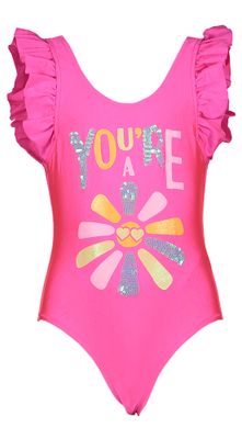 Fluo roze badpak Billieblush