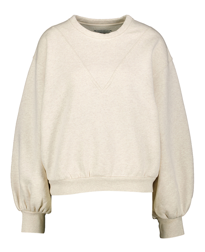 Beige sweater met wijde mouw Kim Ame