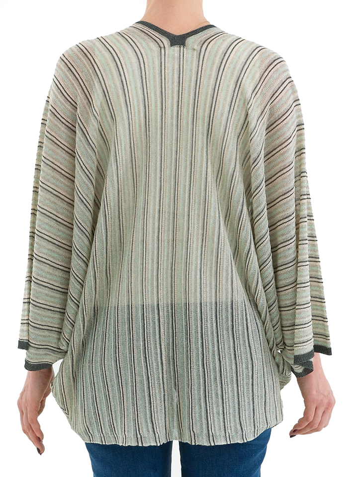 Multicolor gilet met glitterdraad Marambaia Momoni