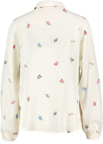Ecru blouse met multicolor bloemenprint Erika Shirt Numph