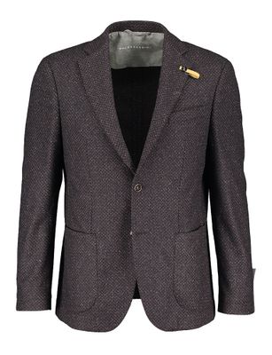 Bruine blazer met print Baldessarini