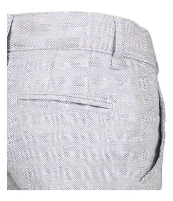 Zeer licht blauwe linnen short Dante D-Lux