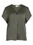 Dusty olive t-shirt met v-hals Vila