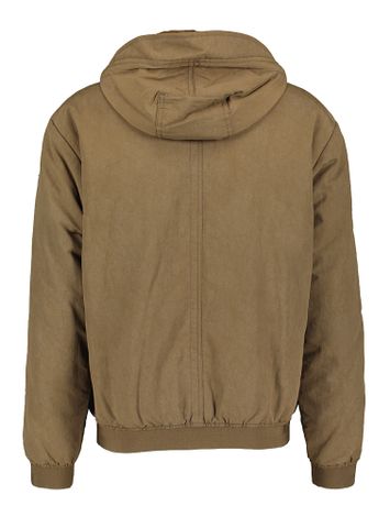 Groene jas met kap Oseam Hugo Boss 