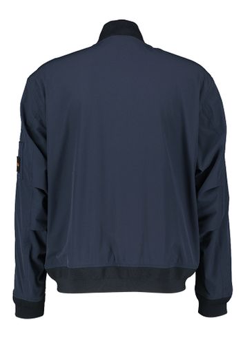 Blauwe bomberjacket met rits Hugo Boss