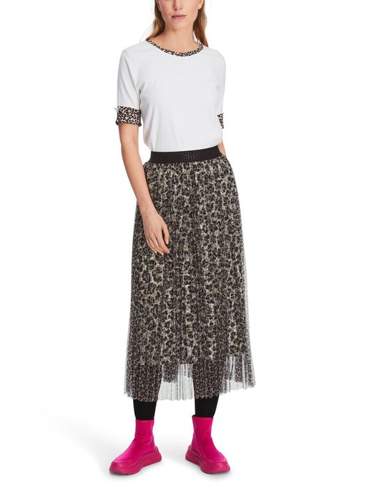 Lange rok in dierenprint Marccain