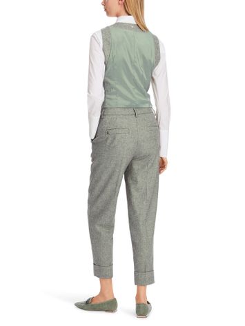 Beige multicolor wollen broek Marccain