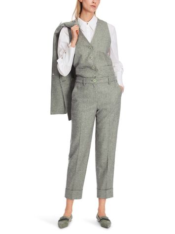 Beige multicolor wollen broek Marccain