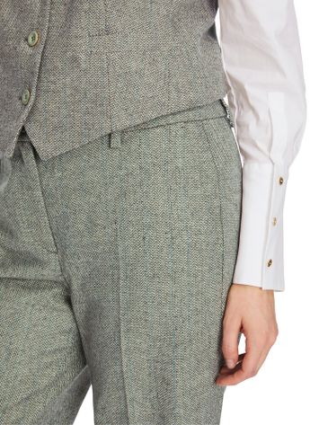 Beige multicolor wollen broek Marccain