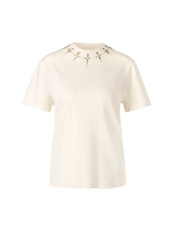 Eru t-shirt met detail aan de hals Marccain