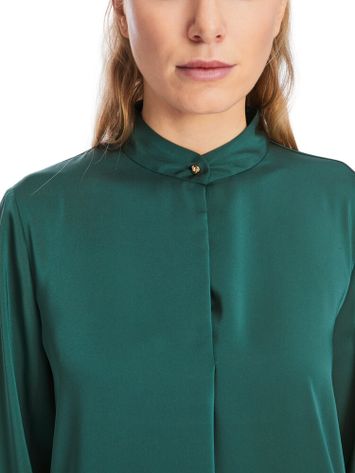 Groene bloes met rechtopstaande kraag Marccain 
