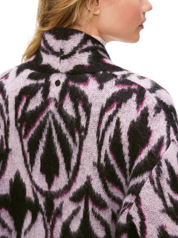 Multicolor gilet met lange mouwen Marc Cain collections